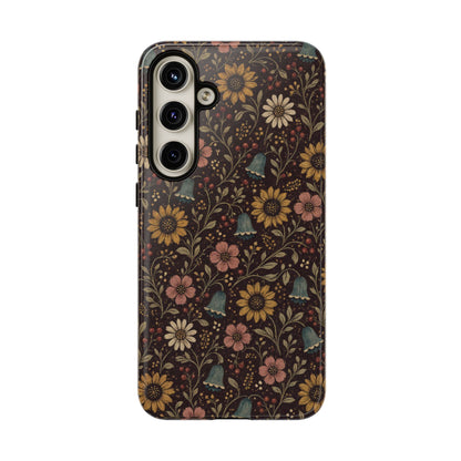 Plum Folk Floral Tough Case