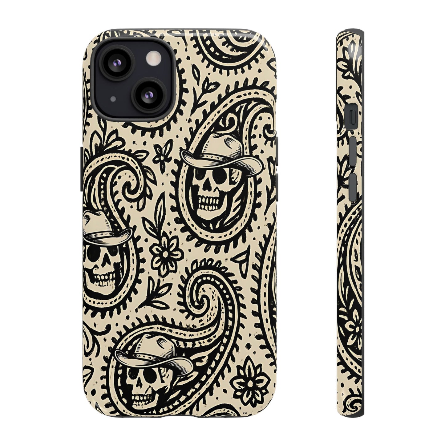 Cowboy Skull Paisley Tough Case