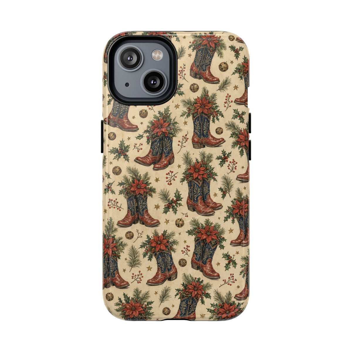 Poinsettia Boots Magnetic Case