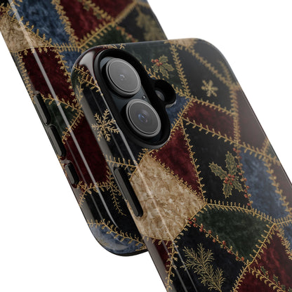 Winter Crazy Quilt Tough Case