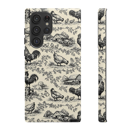 Toile Chickens Tough Case
