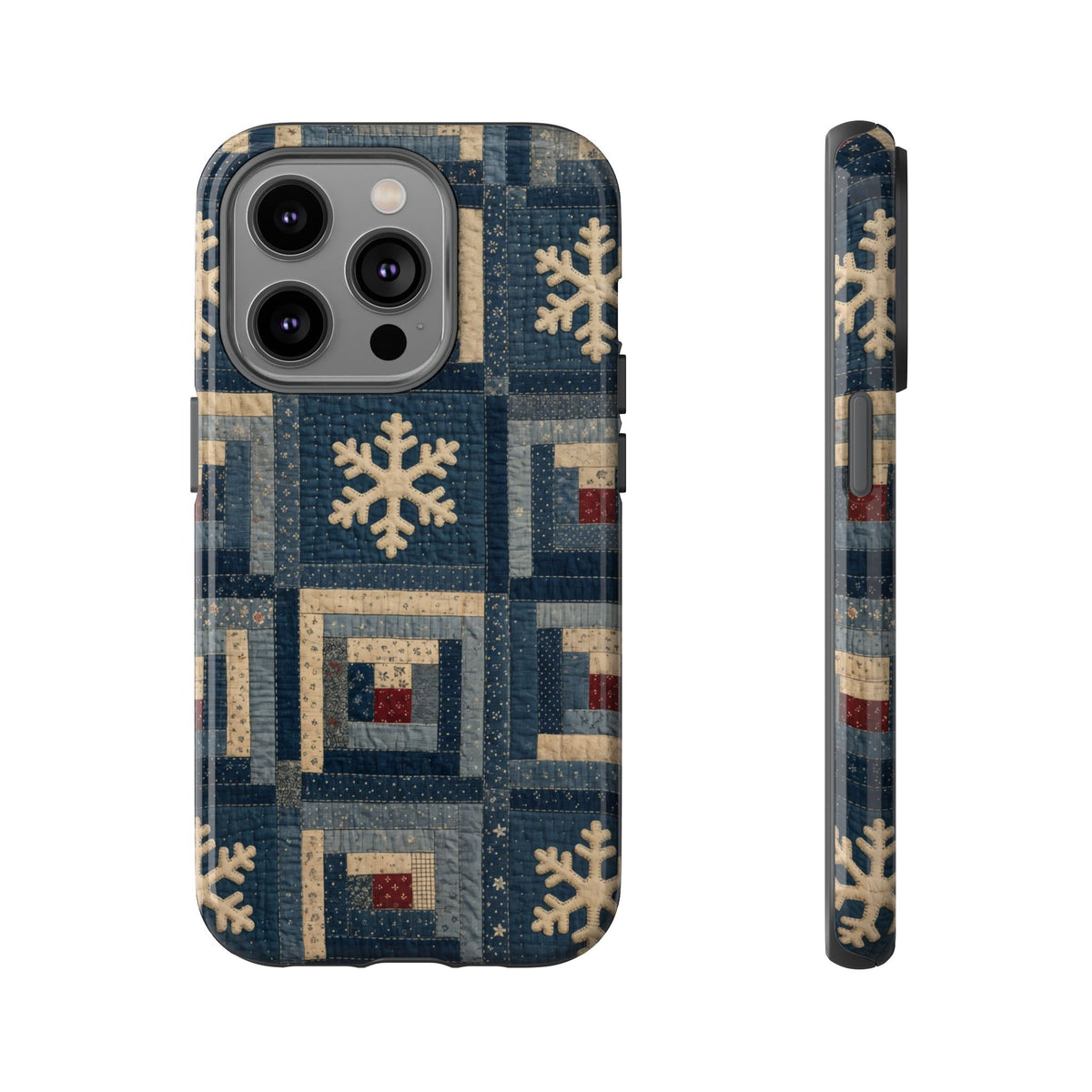 Snowflake Quilt Tough Case