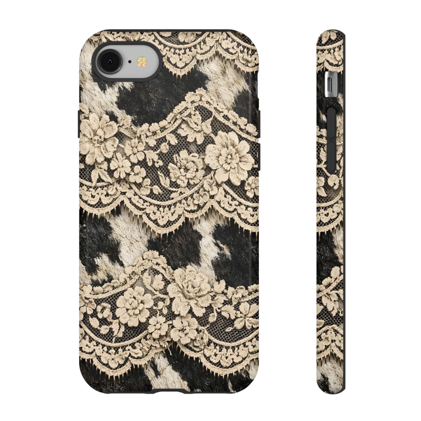 Cowhide Lace Tough Case