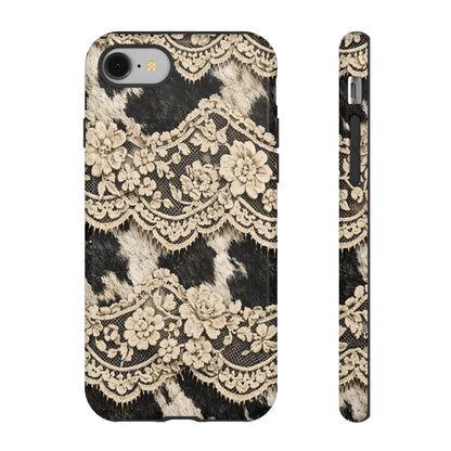 Cowhide Lace Tough Case