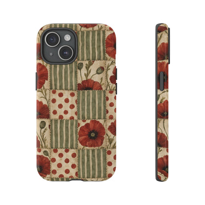 Poppy Patchwork Tough Case