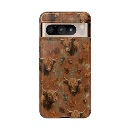 Autumn Highland Cow Tough Case
