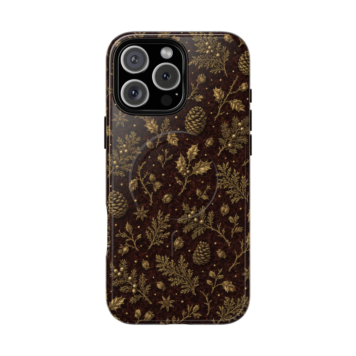 Brass Winter Botanicals Magnetic Case