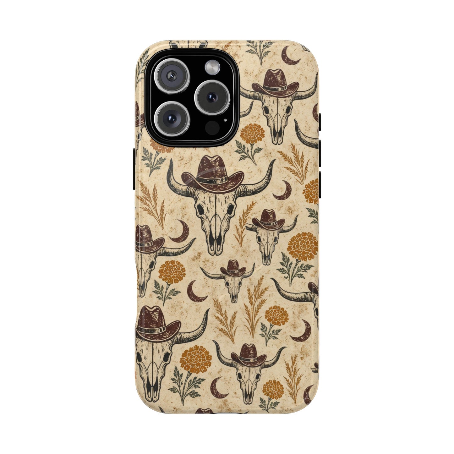 Marigold Skull Magnetic Case