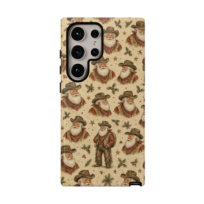 Cowboy Santa Portraits Tough Case