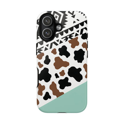 Mint Aztec Cowhide Tough Case