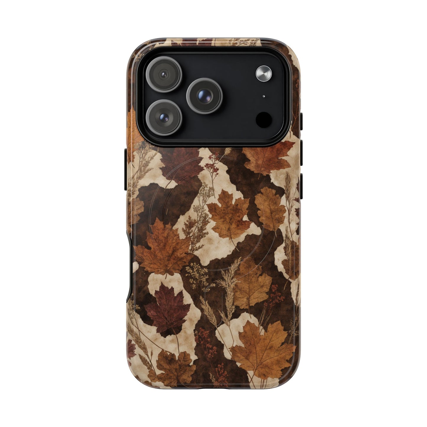 Autumn Cowhide Magnetic Case