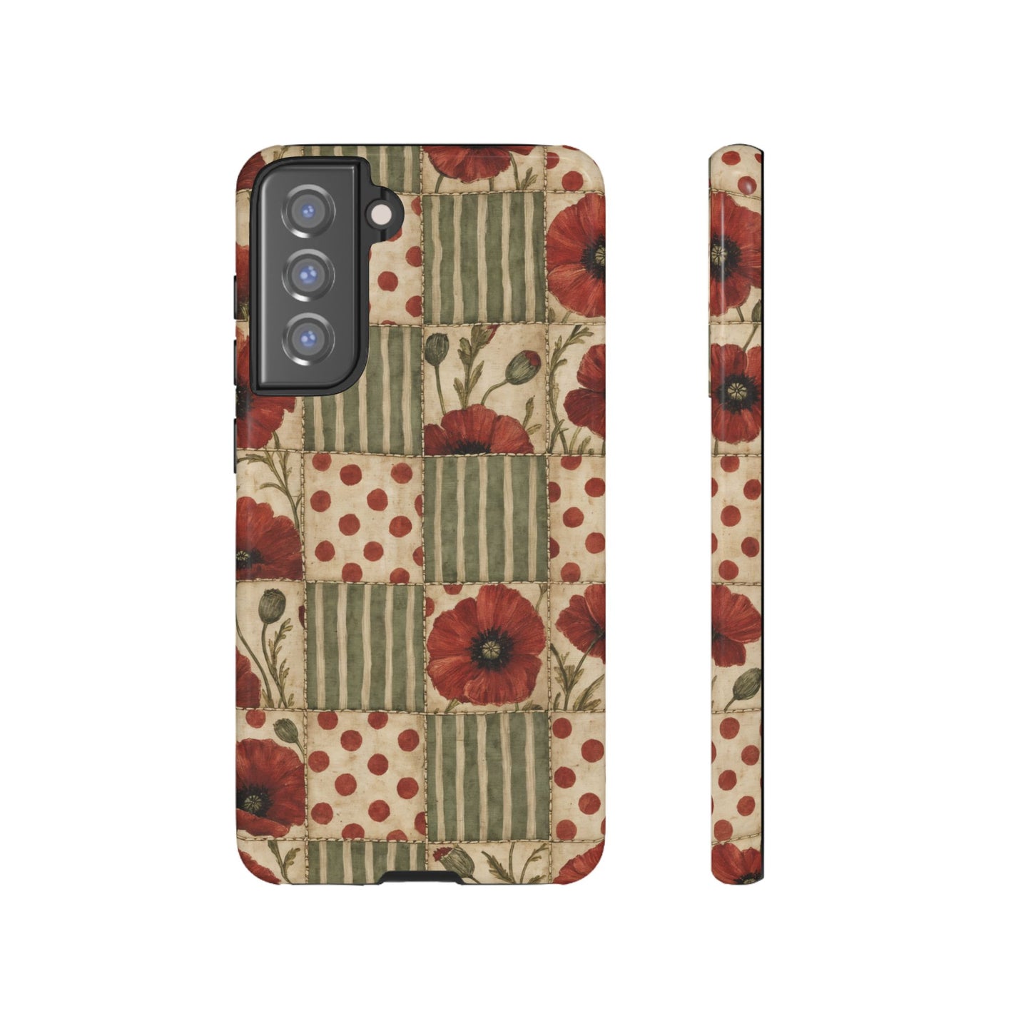 Poppy Patchwork Tough Case