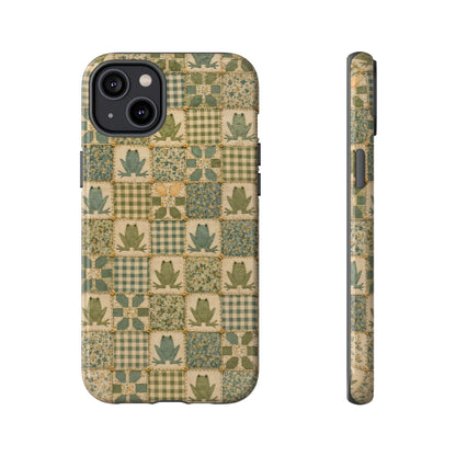 Frog Quilt Tough Case