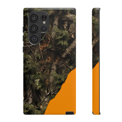 Torn Camo Orange Tough Case