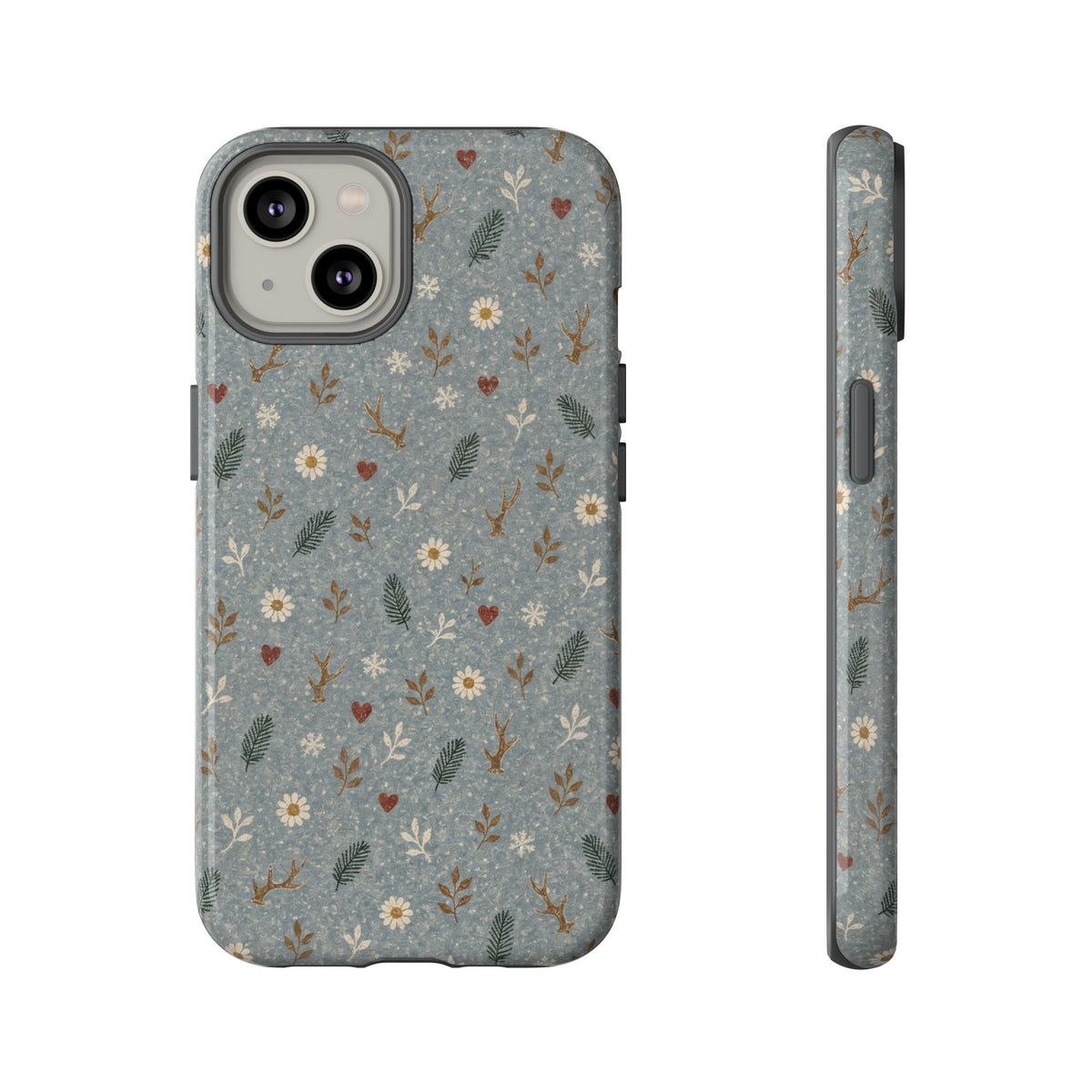 Antler Daisies Snow Tough Case