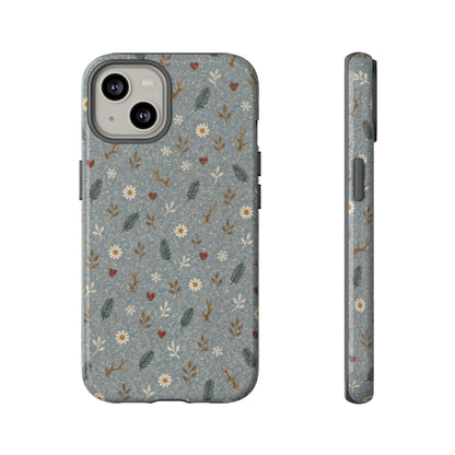 Antler Daisies Snow Tough Case
