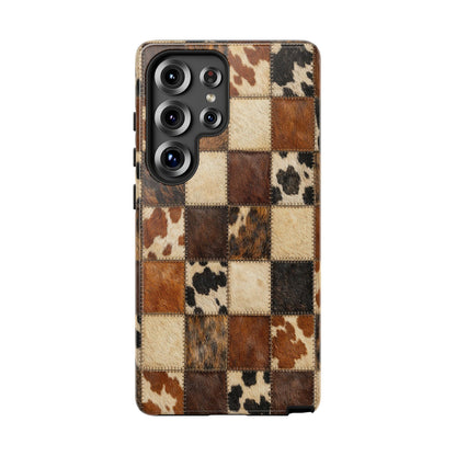 Cowhide Quilt Tough Case