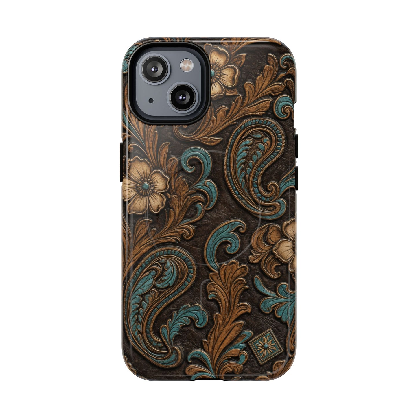 Tooled Paisley Magnetic Case