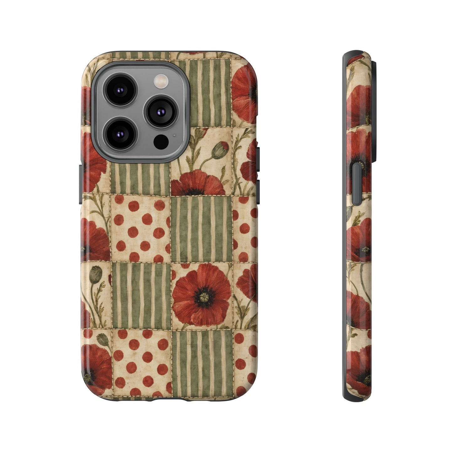 Poppy Patchwork Tough Case