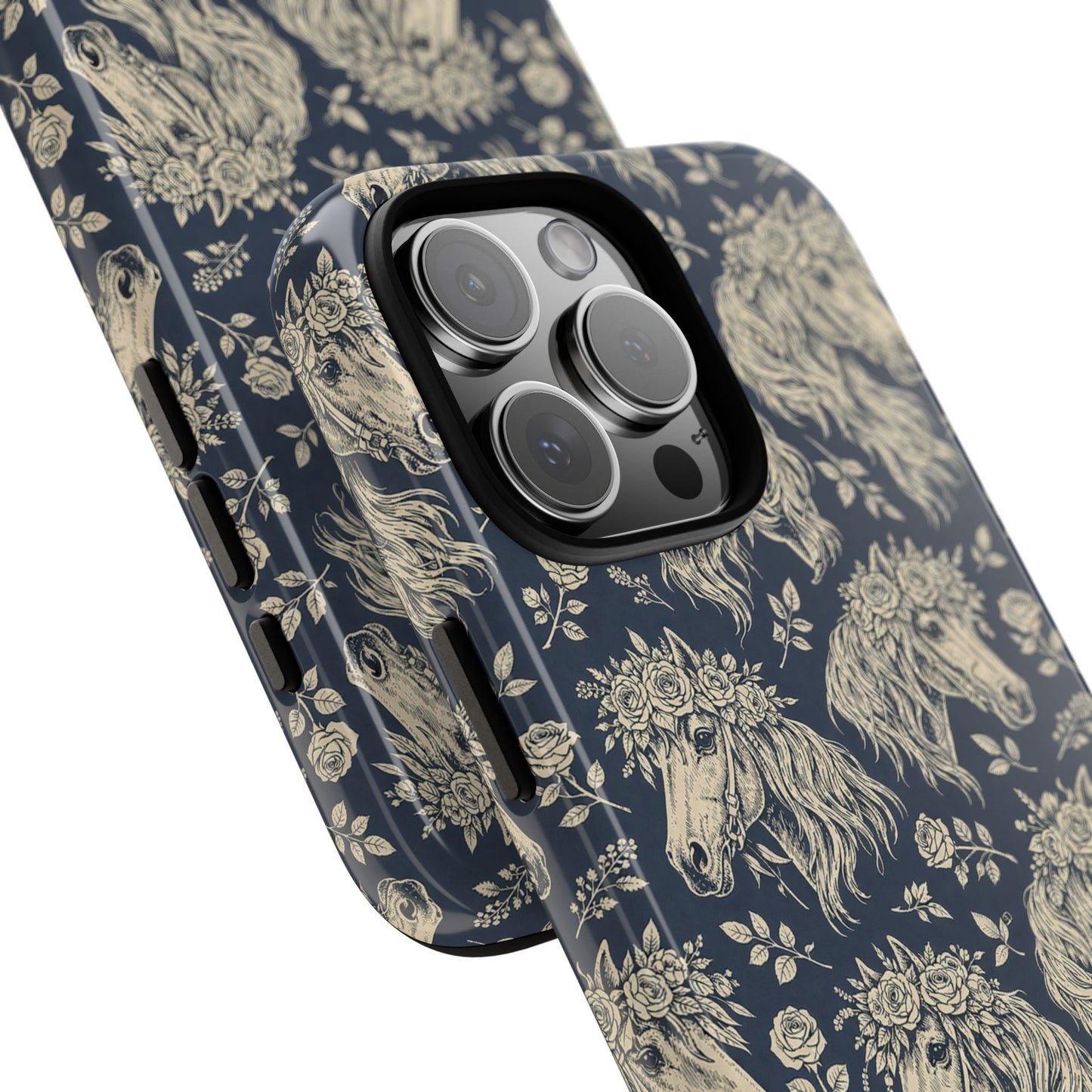 Floral Horses Tough Case
