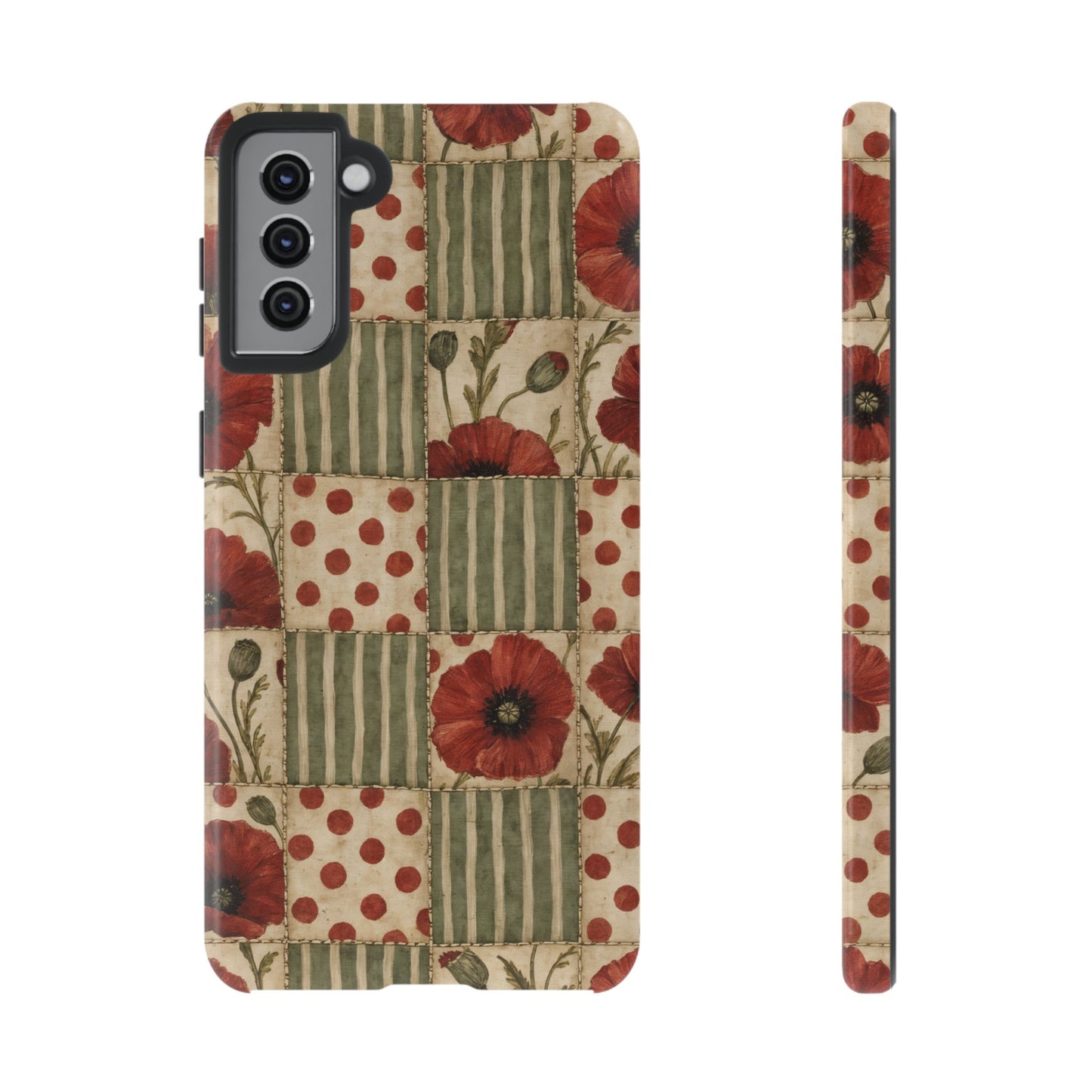 Poppy Patchwork Tough Case