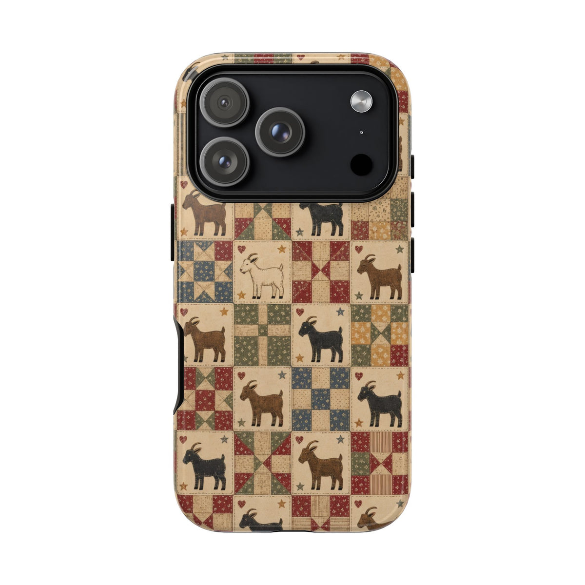 Goat Quilt Tough Case
