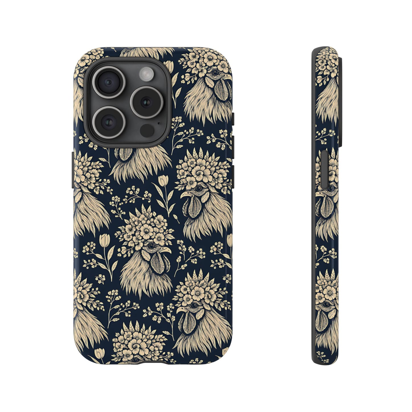 Floral Rooster Tough Case