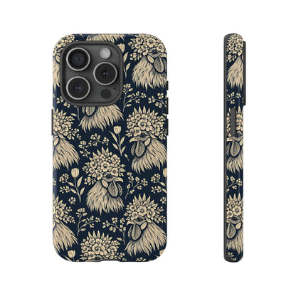 Floral Rooster Tough Case