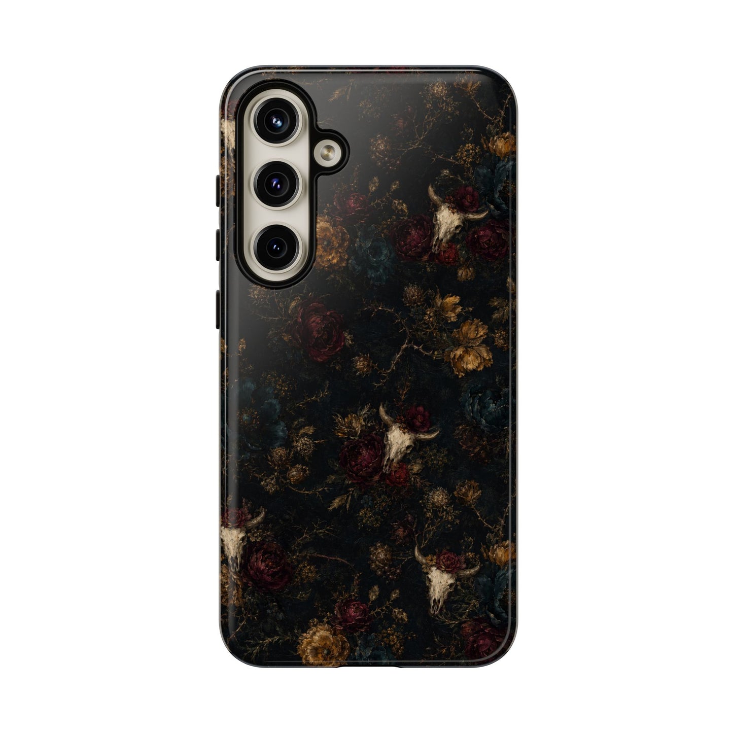 Bull Skull Bloom Tough Case
