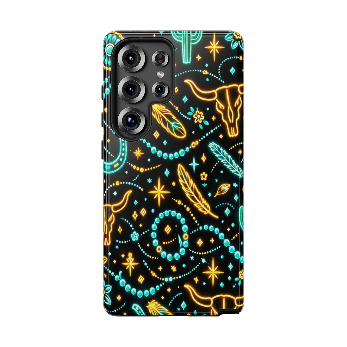 Neon Turquoise Tough Case