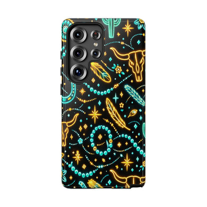 Neon Turquoise Tough Case