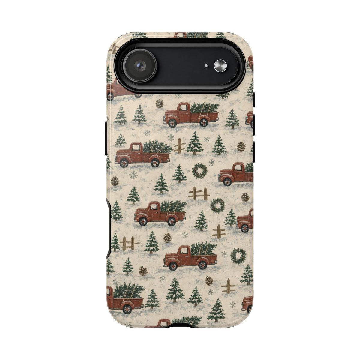 Red Truck Tree Farm Magnetic Case