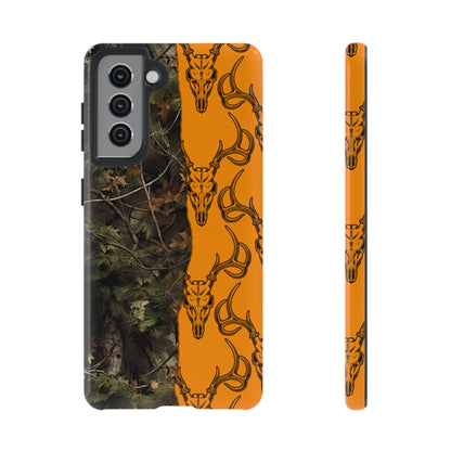 Camo Deer Skulls Orange Tough Case