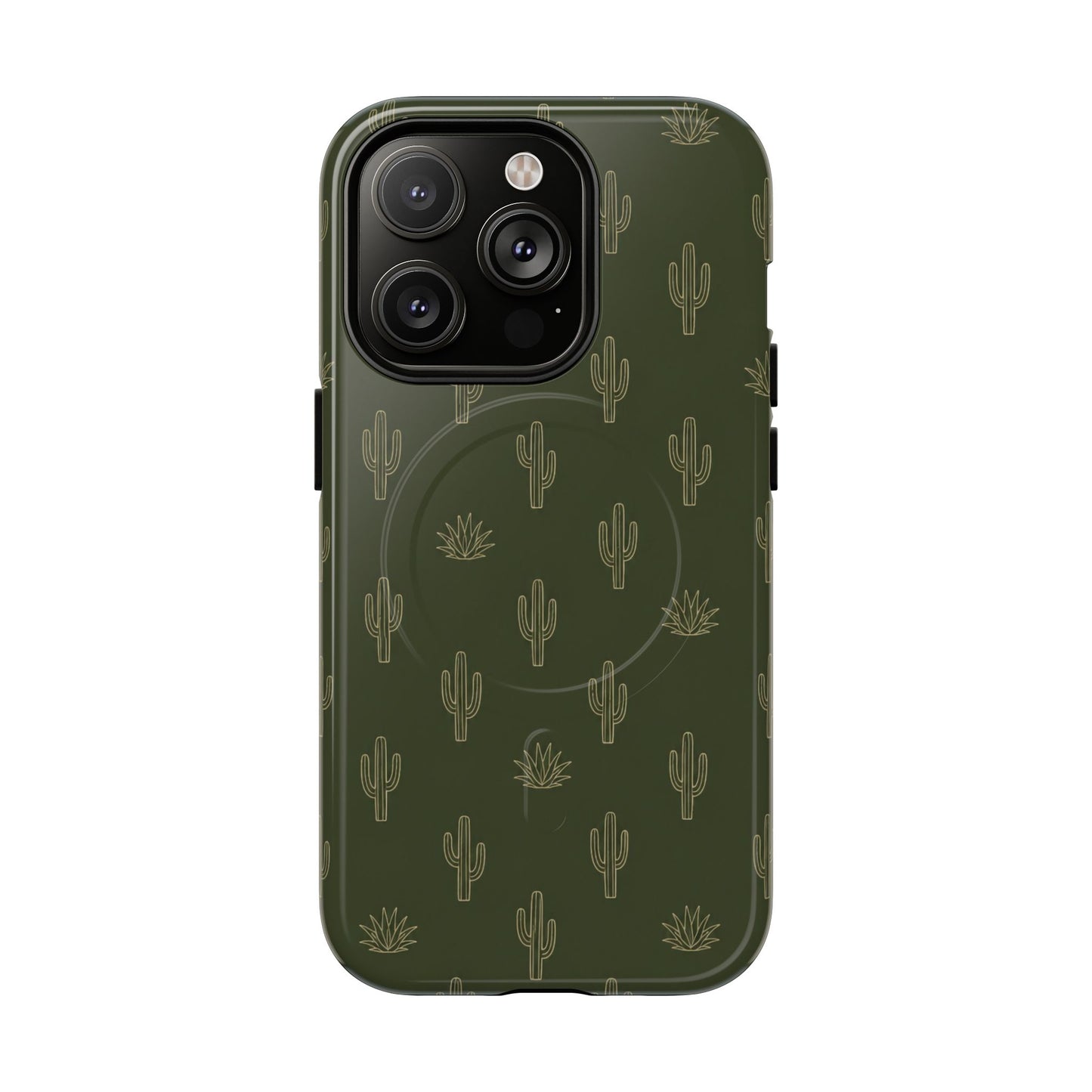 Green Cactus Magnetic Case