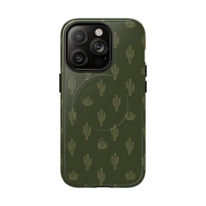 Green Cactus Magnetic Case