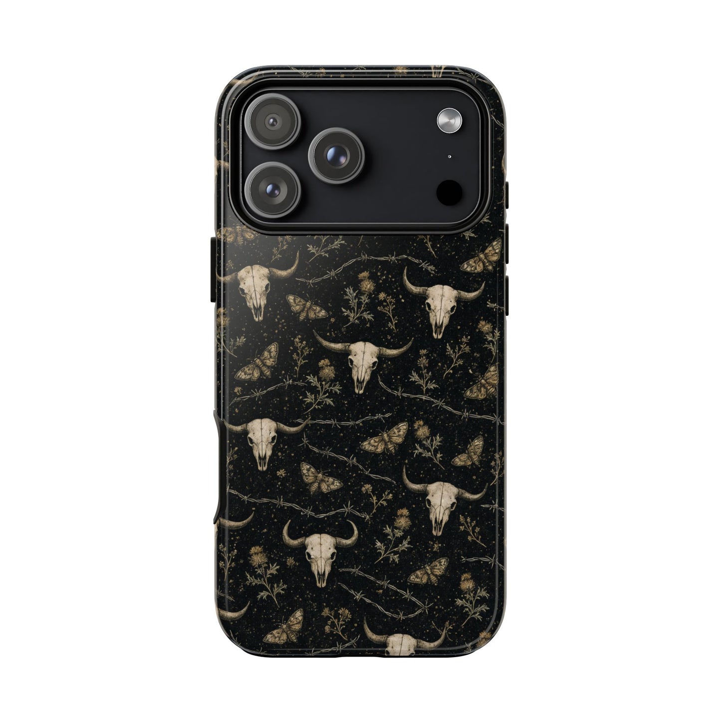 Bull Skull Barbwire Tough Case