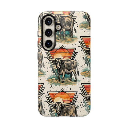 Retro Longhorn Tough Case