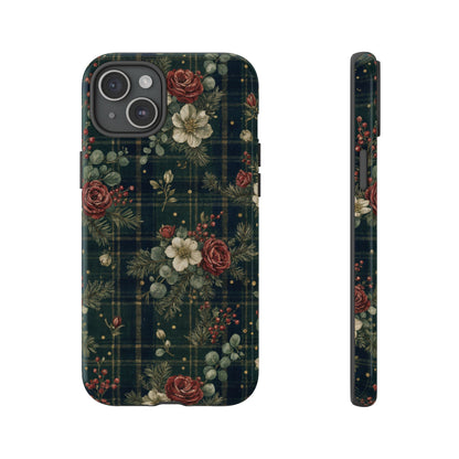 Tartan Roses Tough Case