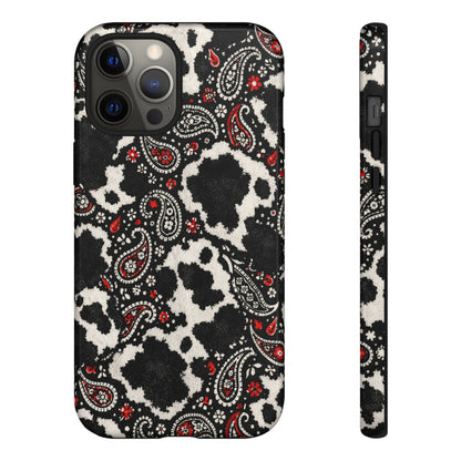 Paisley Cowhide Tough Case