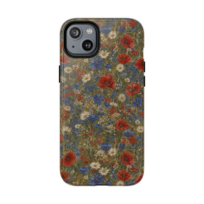 Patriotic Wildflowers Magnetic Case