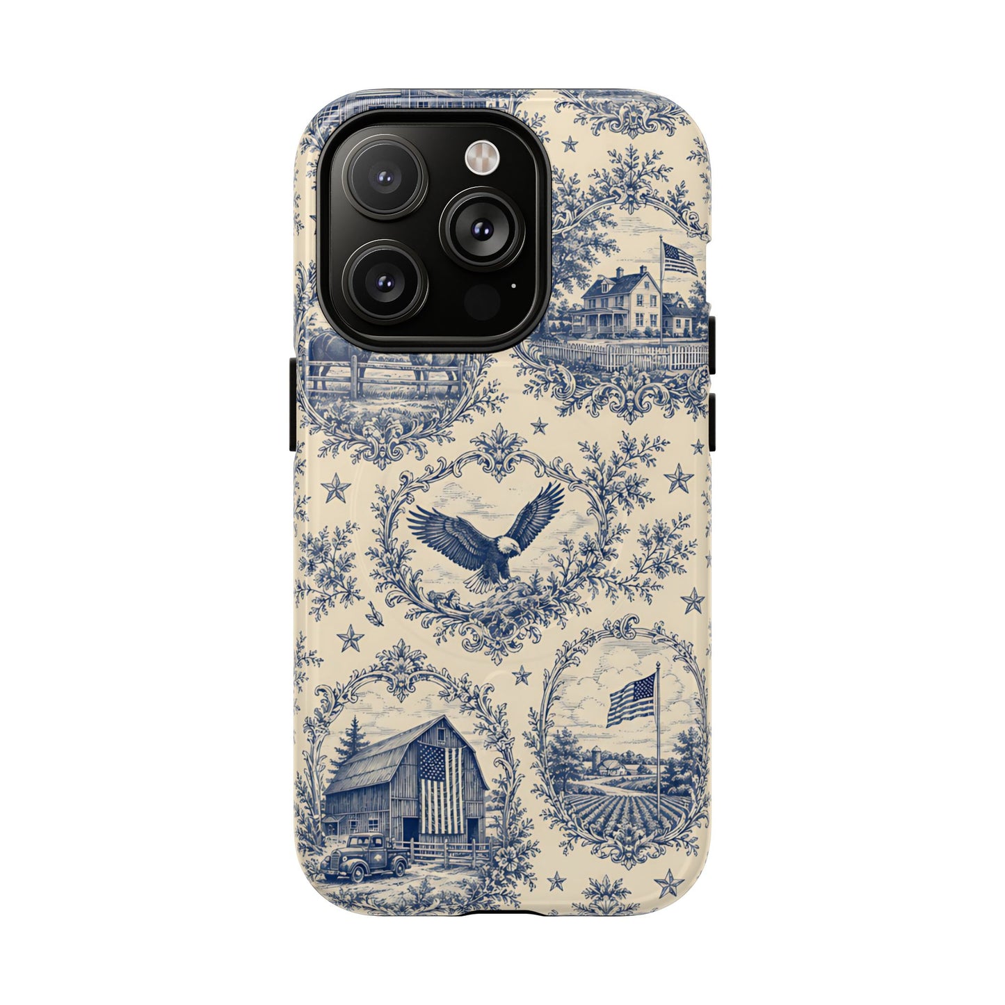 USA Toile Magnetic Case