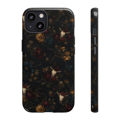 Bull Skull Bloom Tough Case