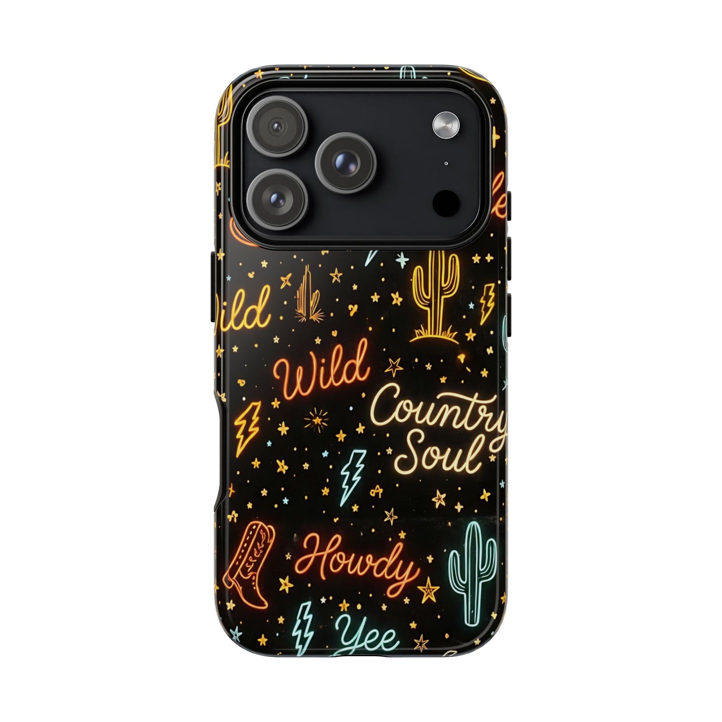 Neon Western Script Tough Case
