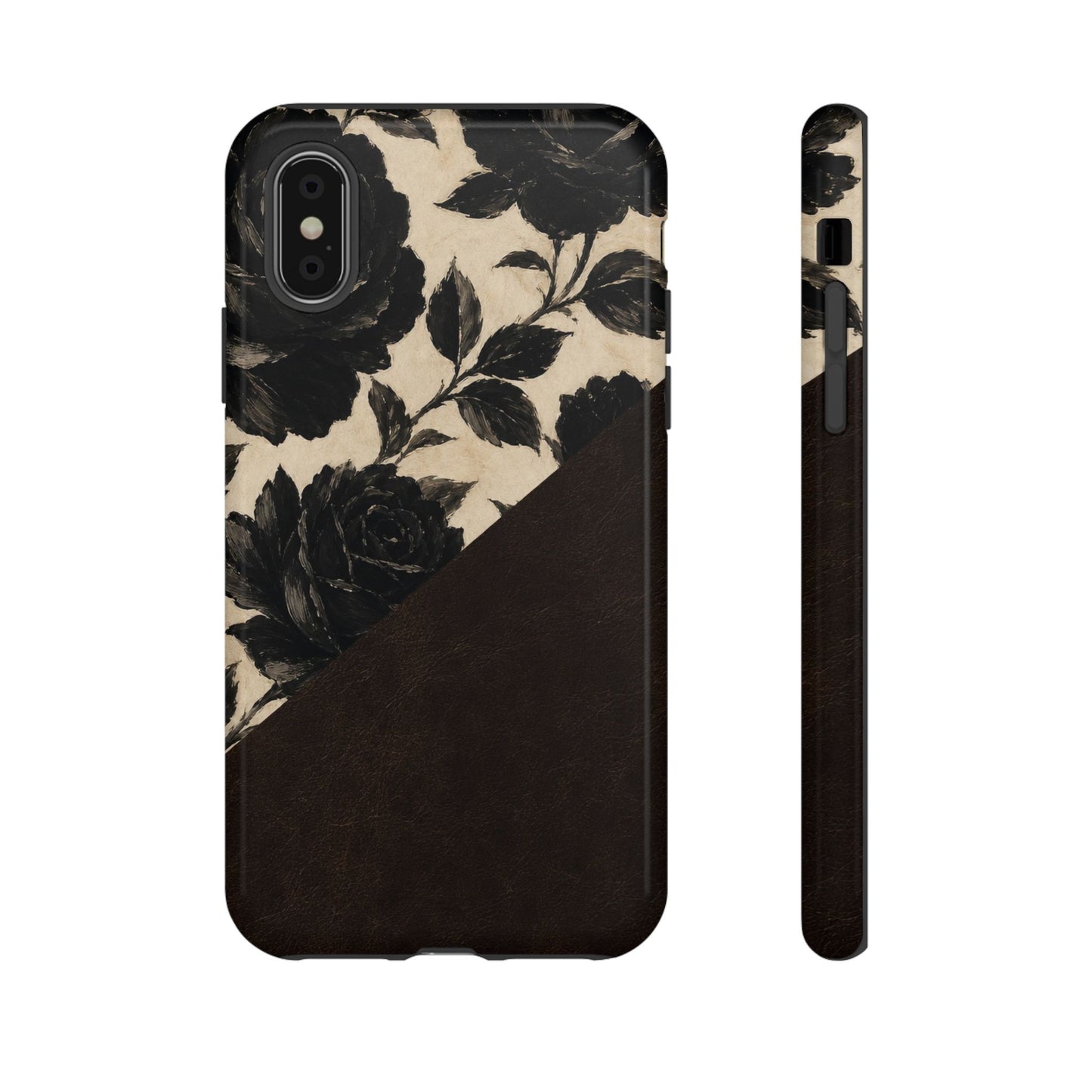 Rose Leather Tough Case