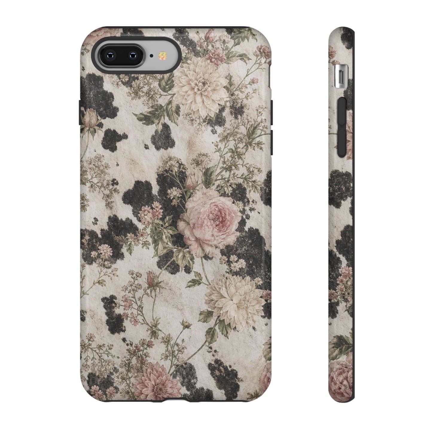 Floral Cowhide Tough Case