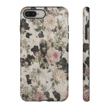 Floral Cowhide Tough Case