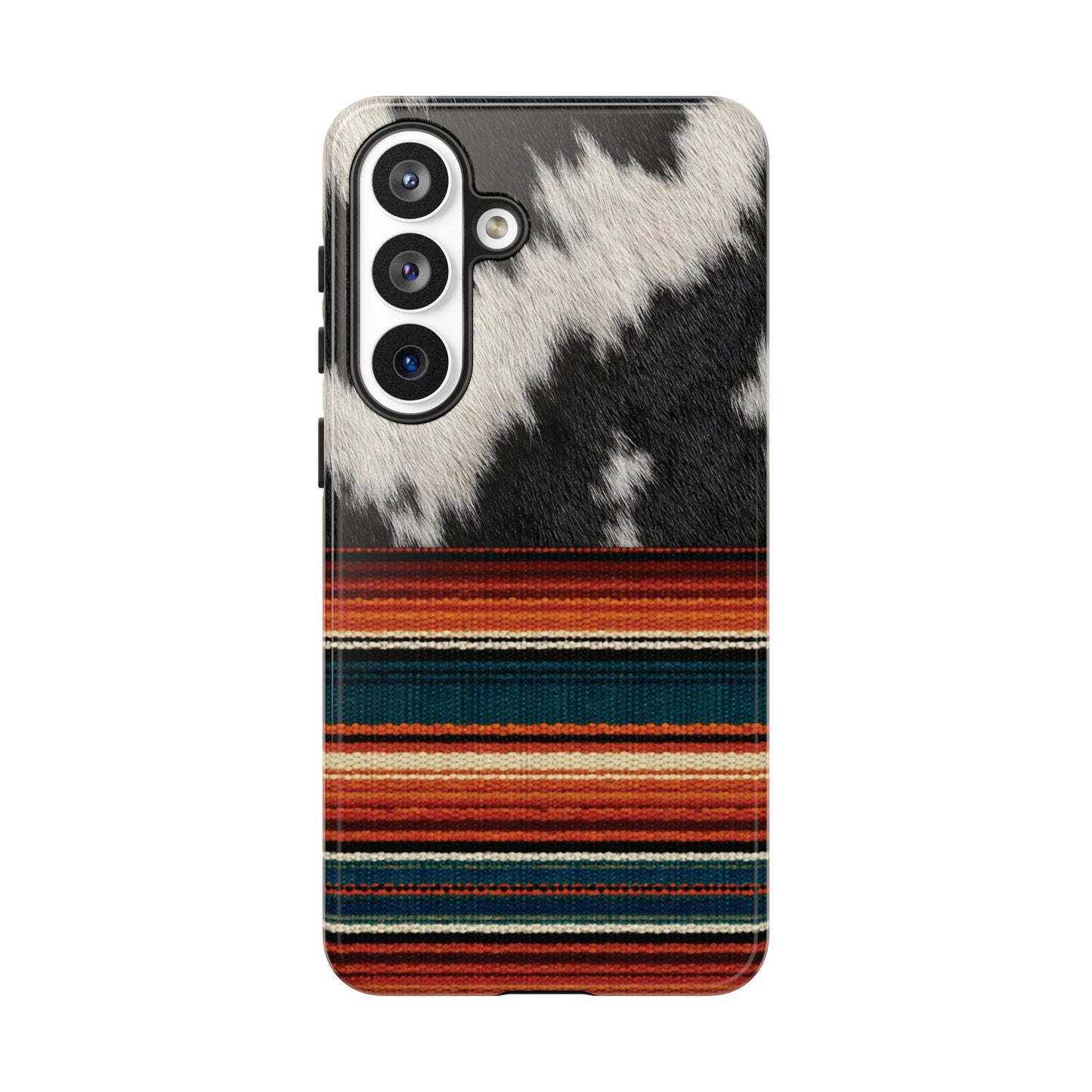 Cowhide + Serape Stripe Tough Case