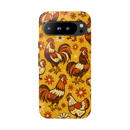 Retro Chickens Tough Case