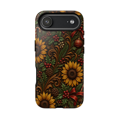 Christmas Sunflowers Tough Case