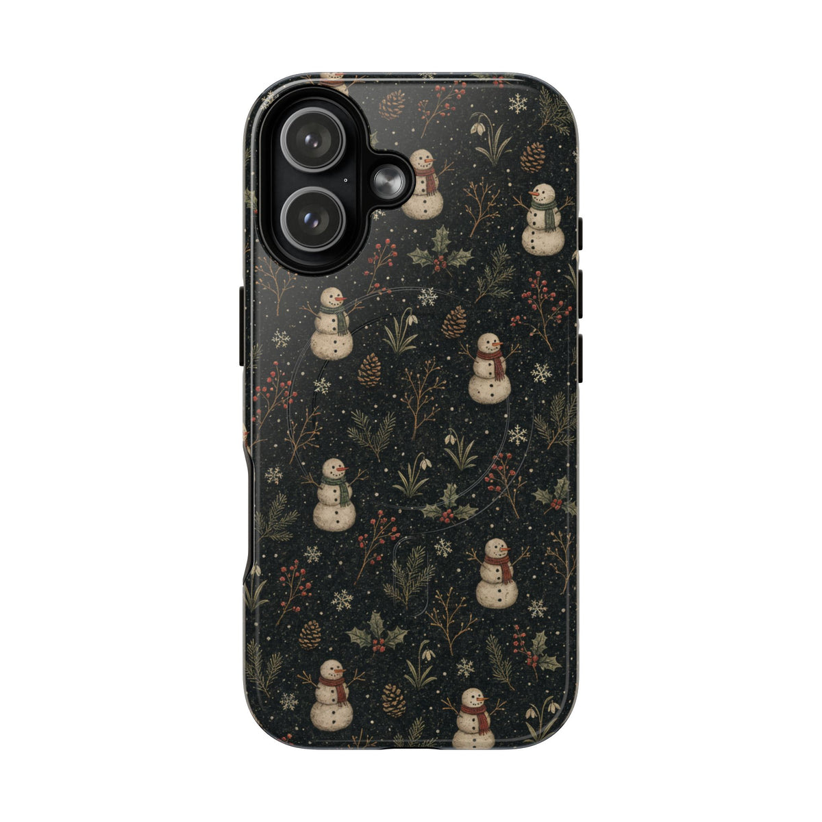 Midnight Snowmen Magnetic Case